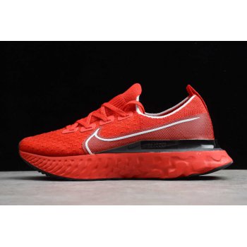 2020 WMNS Nike React Infinity Run Flyknit Red Black-White Running Shoes CD4372-600 Shoes